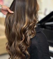 سالن زیبایی لونا در فرشته - نمونه کار مو قهوه ایی