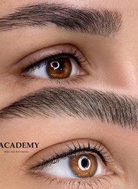 نمونه کار مژه و ابرو