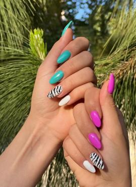 نمونه کار ناخن