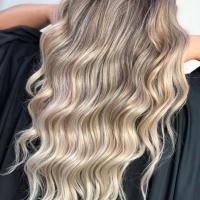 سالن زیبایی عاطفه انتظاری - نمونه کار رنگ و لایت روشن  - 2