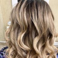 سالن زیبایی لیدا در میرداماد - نمونه کار رنگ و لایت